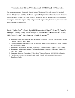 1 Termination Control by an RNA Polymerase II CTD R1810me2s