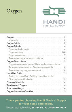 Oxygen - Handi Medical Supply