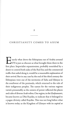 CHRISTIANITY COMES TO AXUM Exactly what drove the