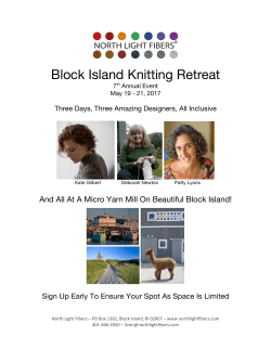 Block Island Knitting Retreat