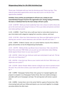 Shippensburg Relay For Life 2016 Activities/Laps