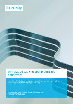 optical, visual and sound control properties