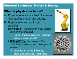 A. STATE OF MATTER