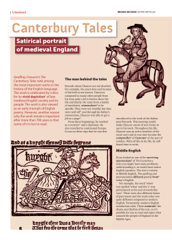 Canterbury Tales - Bridge