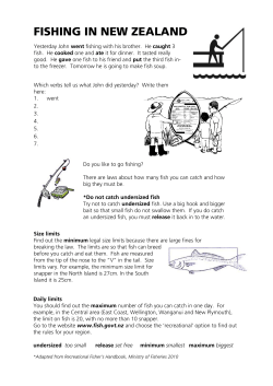 Fishing in New Zealand - English Language Partners