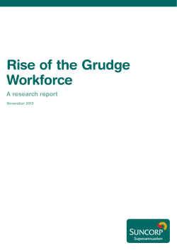 Rise of the Grudge Workforce