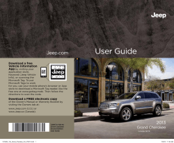 Jeep.com User Guide