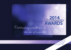 Project nominations now being accepted for 2015