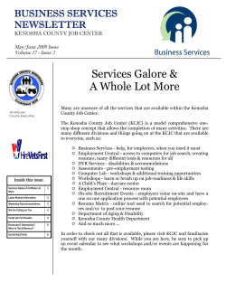 May / June 2009 - Kenosha County