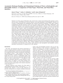 Asymmetric Hydrogen Bonding and Orientational Ordering of Water