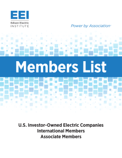 MEMBERS - Edison Electric Institute