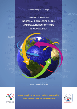 Measuring international trade in value added for a clearer view of