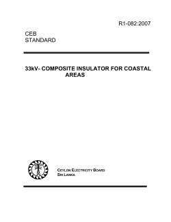 COMPOSITE INSULATOR FOR COASTAL AREAS