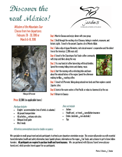 Discover the real M&eacute;xico!