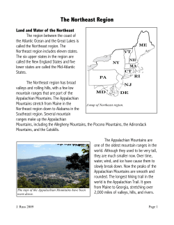 The Northeast Region