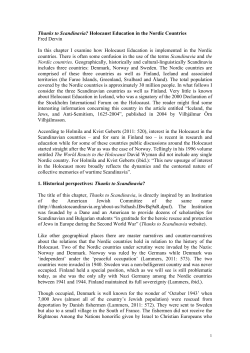 Dervin, F. Thanks to Scandinavia?