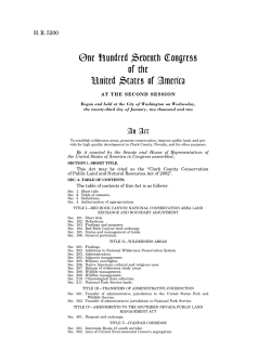 One Hundred Seventh Congress of the United