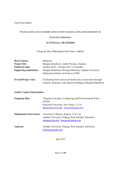 - Conservation Leadership Programme