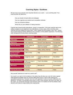 Coaching Styles / Guidlines