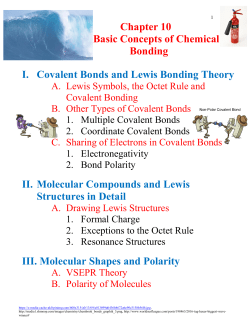 Covalent Bond - Orange Coast College