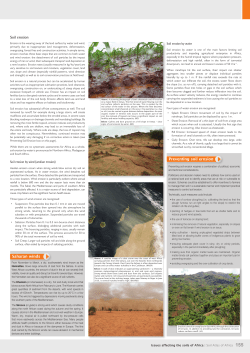 Saharan winds Preventing soil erosion Soil erosion
