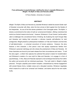 The Myth of Atlas and Heracles (2005)