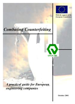 Combating Counterfeiting