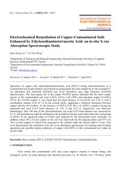 Electrochemical Remediation of Copper