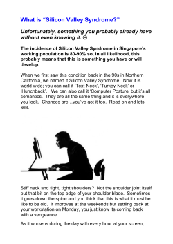 Silicon Valley Syndrome? - Total Health Chiropractic