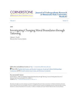 Investigating Changing Moral Boundaries through Tattooing