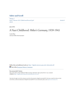 A Nazi Childhood: Hitler`s Germany, 1939-1945