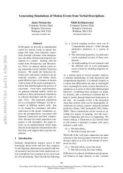 Generating Simulations of Motion Events from Verbal Descriptions