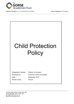 Child Protection Policy