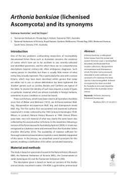 and its synonyms - Royal Botanic Gardens Victoria