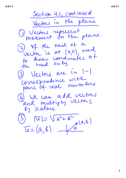 Class Notes from 4-5