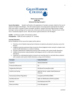 Master Course Outline - Grays Harbor College