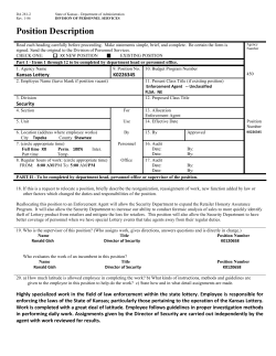 DA Position Description