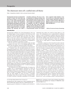 The chiaroscuro stem cell: a unified stem cell theory