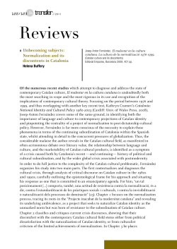 Reviews - Institut Ramon Llull