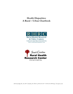 Health Disparities: a Rural-Urban