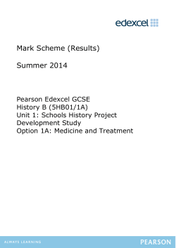 Mark Scheme - Revision World