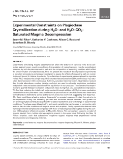 Saturated Magma Decompression
