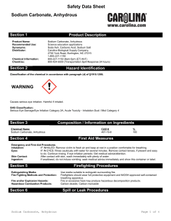 Sodium Carbonate Anhydrous