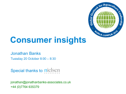 Consumer insights