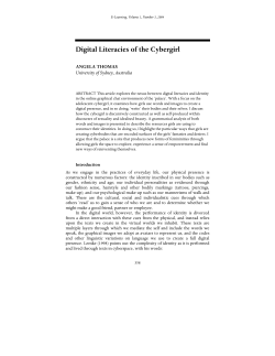 Digital Literacies of the Cybergirl