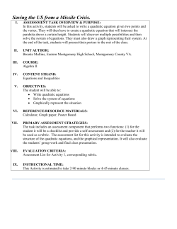 Saving the US from a Missile Crisis [Sara Mullins]