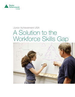 A Solution to the Workforce Skills Gap