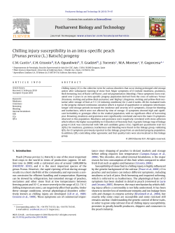 Chilling injury susceptibility in an intra
