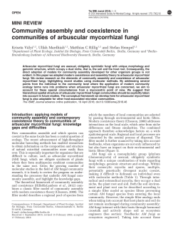Community assembly and coexistence in communities of