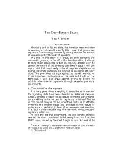 The Cost-Benefit State - Tech Liberation Front
